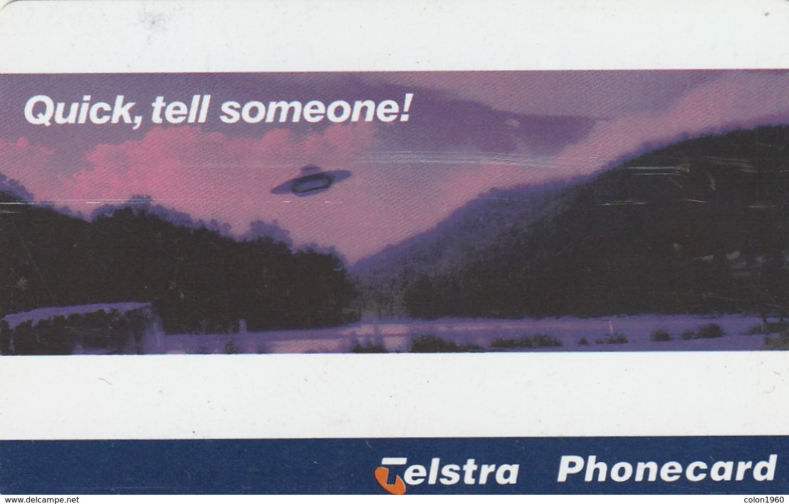 TARJETA TELEFONICA DE AUSTRALIA, Quick Tell Someone. (exp.08/1999) AUS-CP-97002a. (063) CHIP A. - Australia