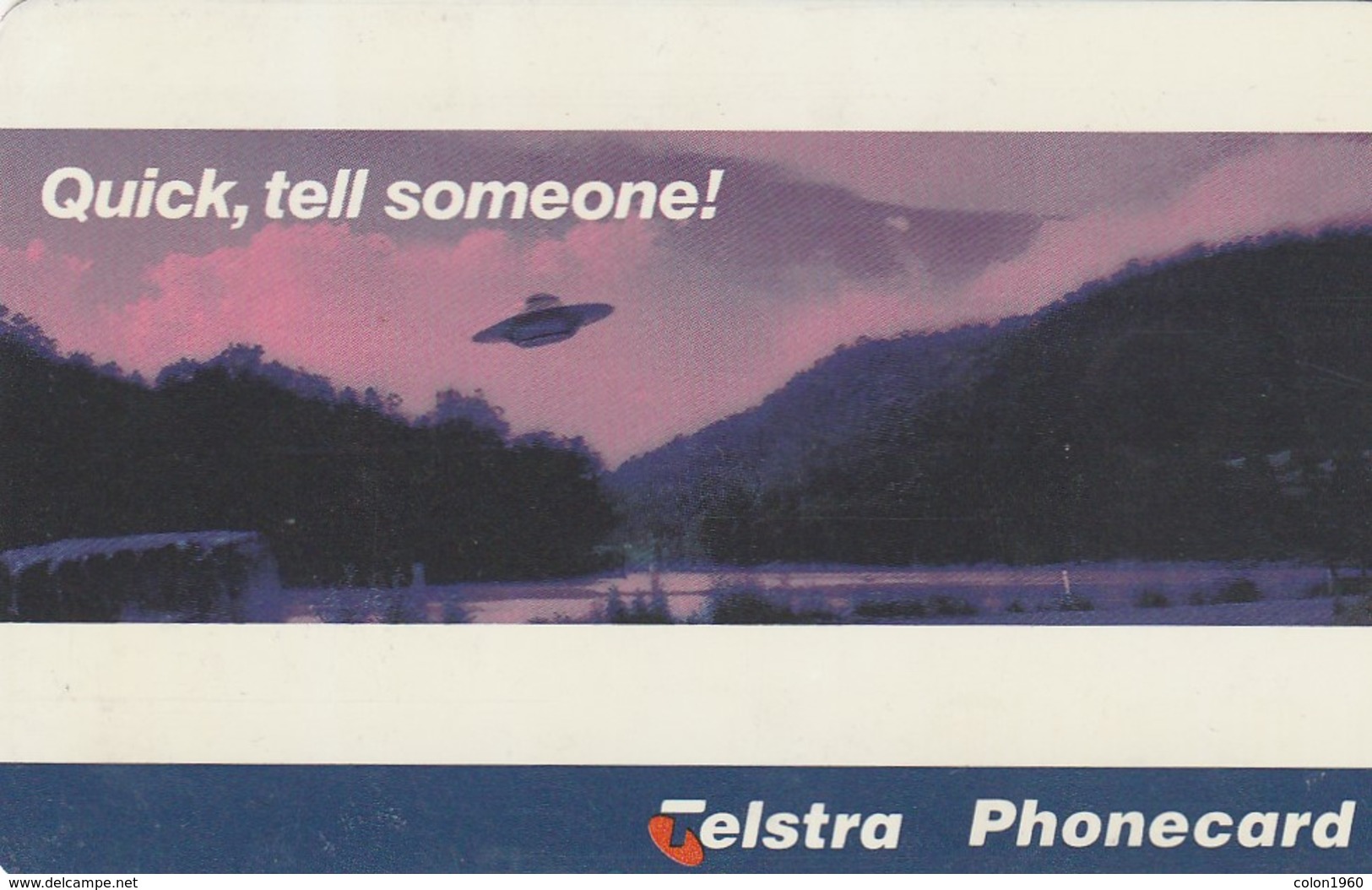 TARJETA TELEFONICA DE AUSTRALIA, Quick Tell Someone. (exp.02/2000) 97005002P (b). (064) CHIP B. - Australia