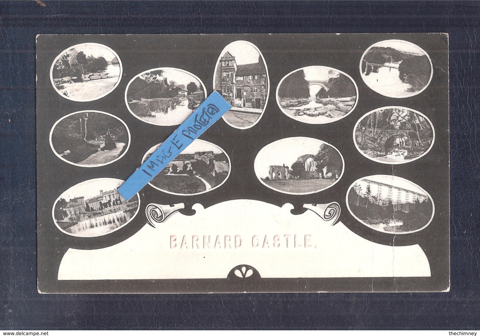 BARNARD CASTLE MULTIVIEW USED BARNARD CASTLE DUPLEX POSTMARK No.48 - Sonstige & Ohne Zuordnung