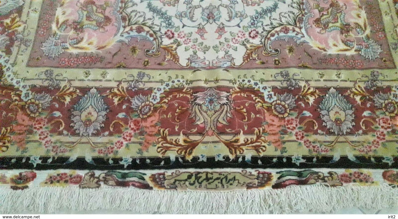 Persia-Iran- Tappeto persiano Tabriz 70 Raj,Lana Kurk+seta extra fine,Tabriz Persian carpet Silk blend