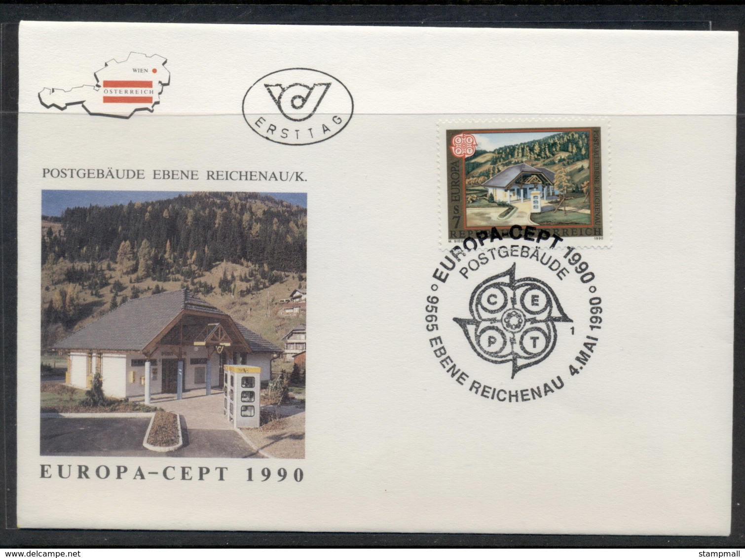 Austria 1990 Europa Post Offices FDC - FDC