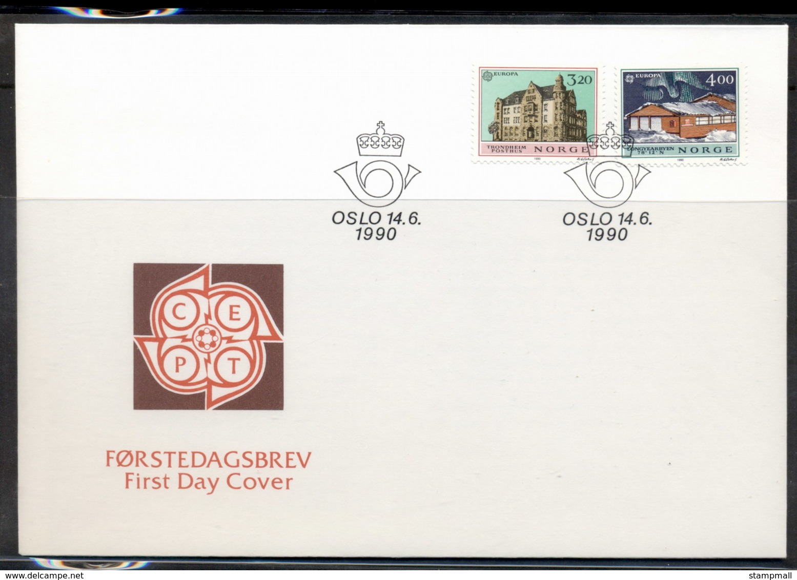Norway 1990 Europa Post Offices FDC - FDC