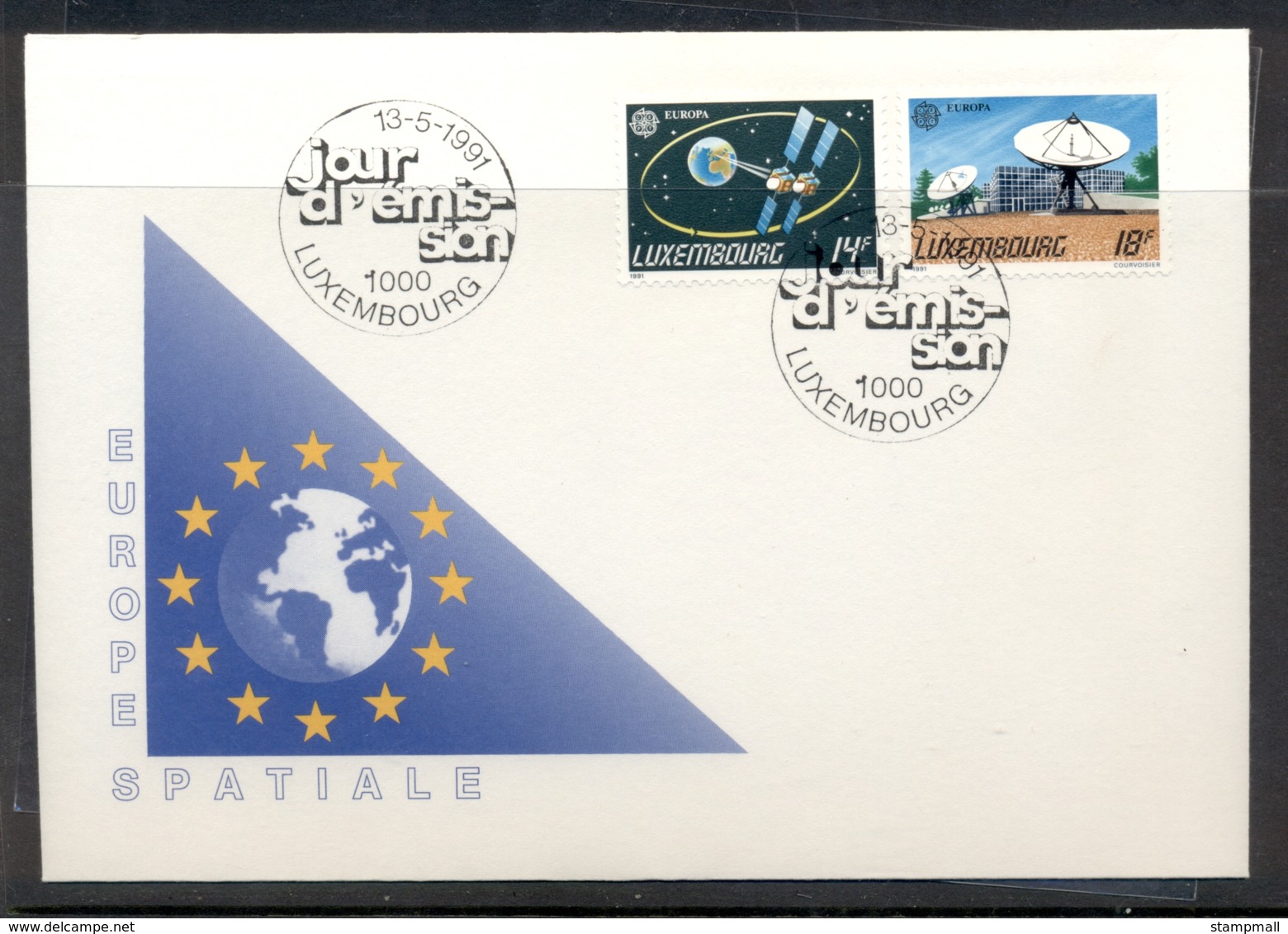 Luxembourg 1991 Europa Man In Space FDC - FDC