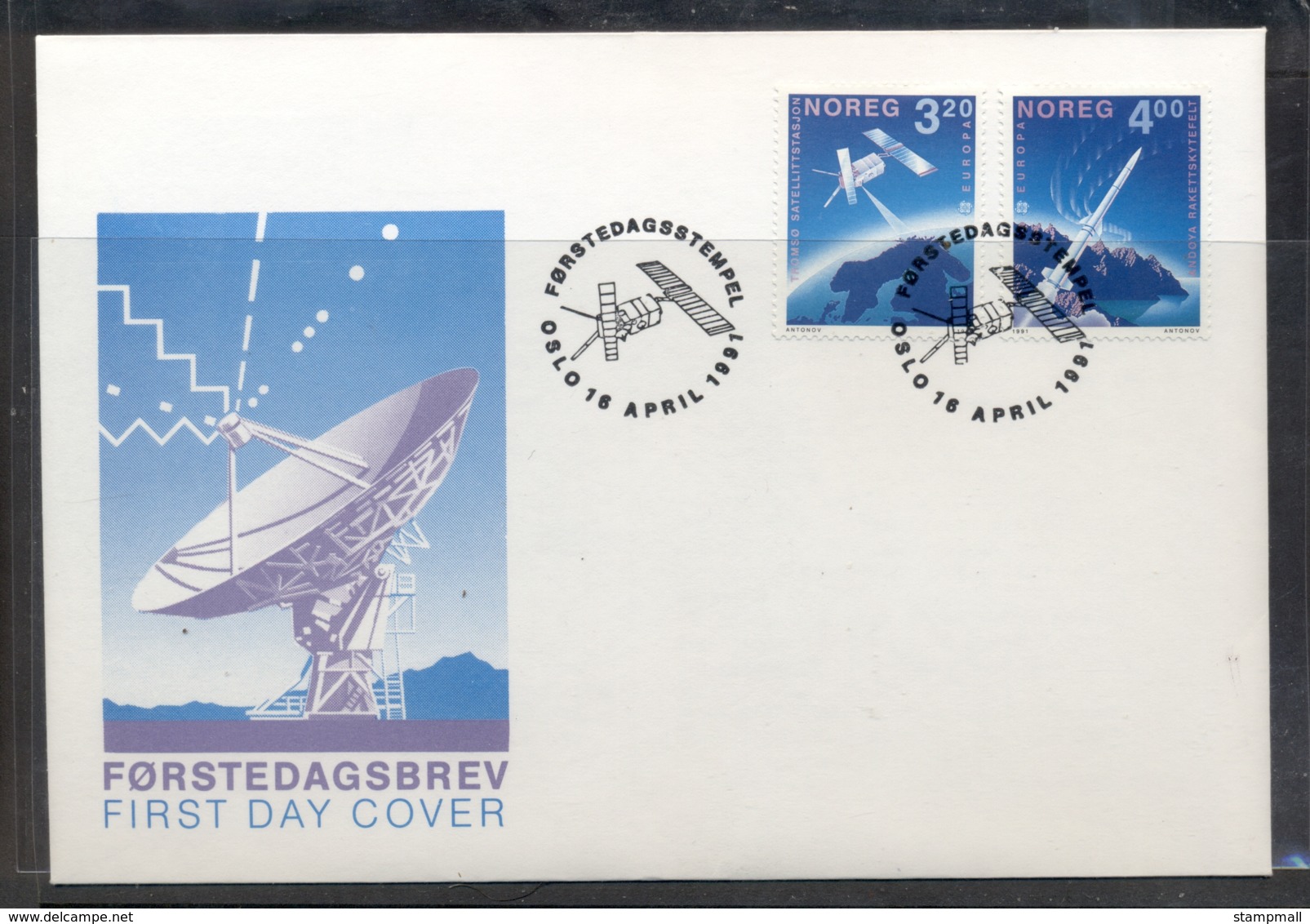 Norway 1991 Europa Man In Space FDC - FDC