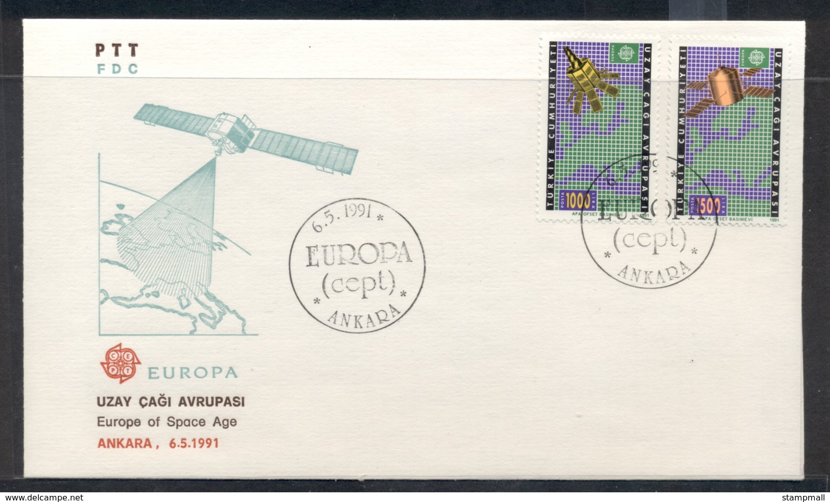 Turkey 1991 Europa Man In Space FDC - FDC