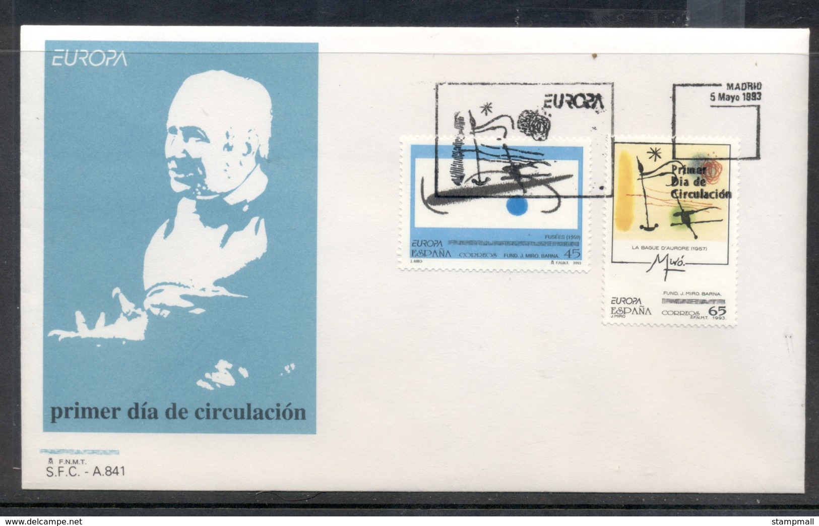 Spain 1993 Europa Modern Art FDC - FDC