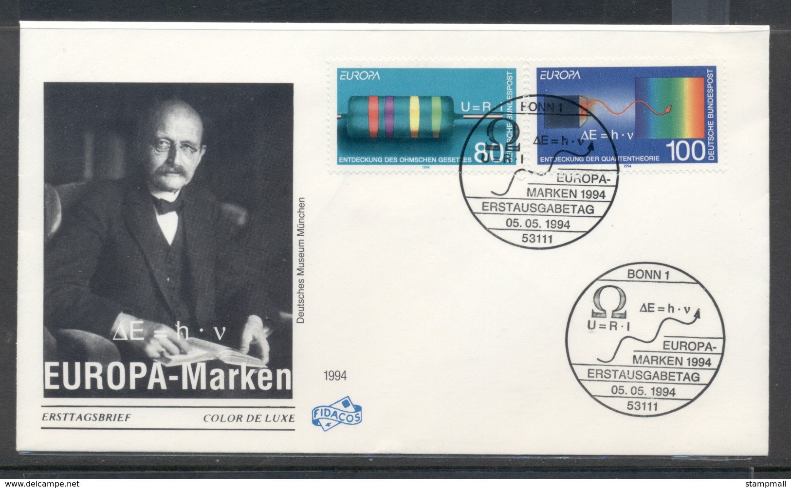 Germany 1994 Europa Scientific Discoveries FDC - Other & Unclassified