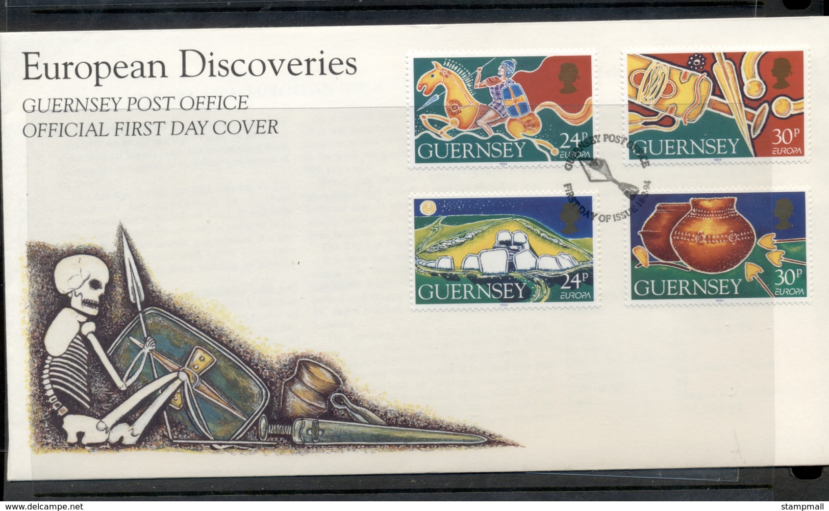 Guernsey 1994 Europa Scientific Discoveries FDC - Guernsey