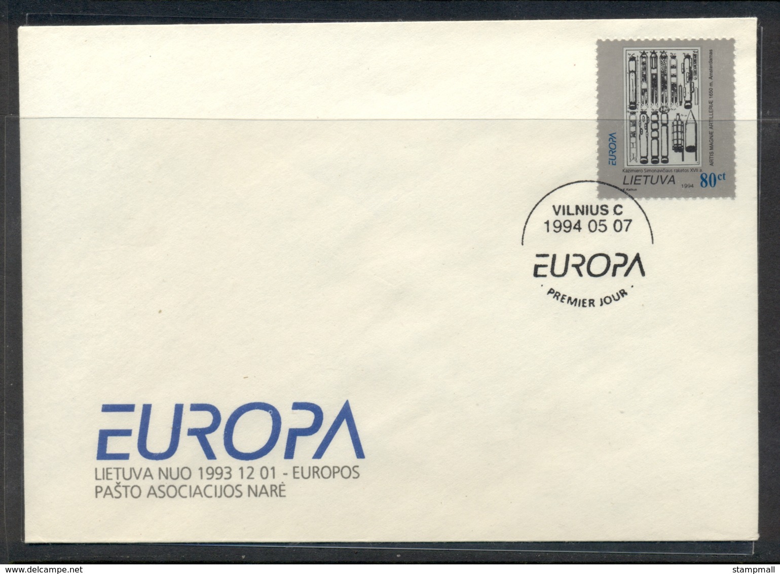 Lithuania 1994 Europa Scientific Discoveries FDC - Lithuania