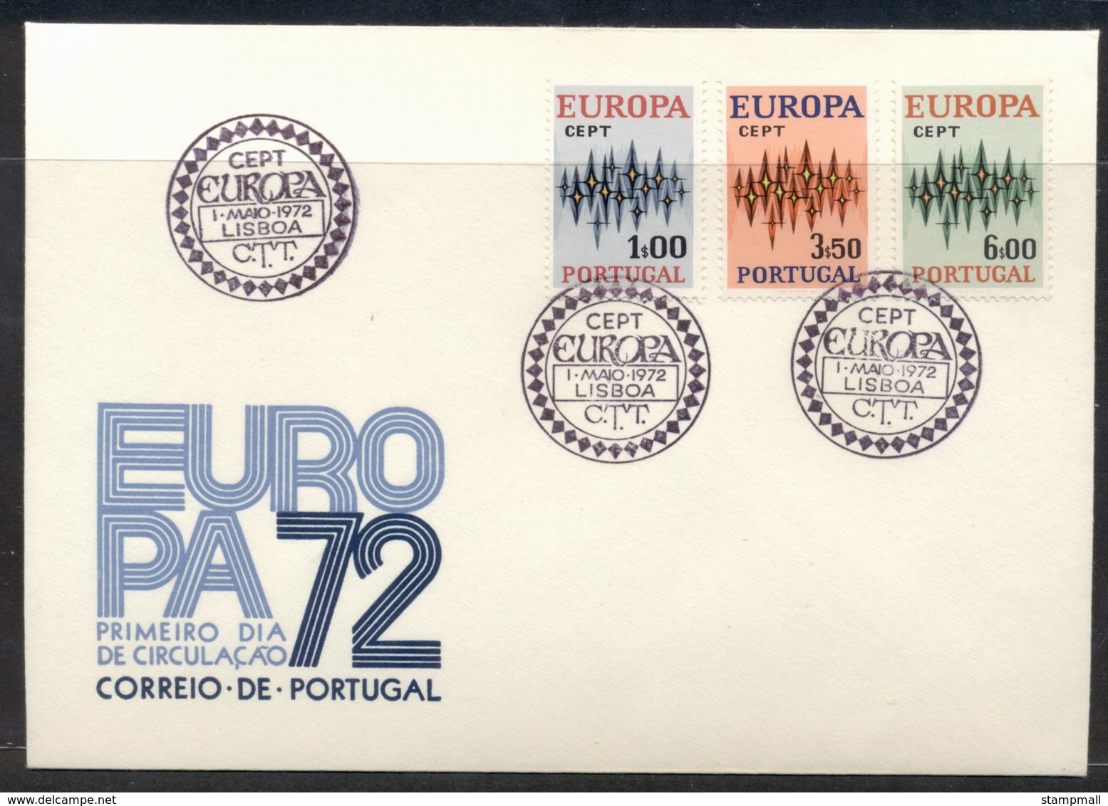 Portugal 1972 Europa Sparkles FDC - FDC