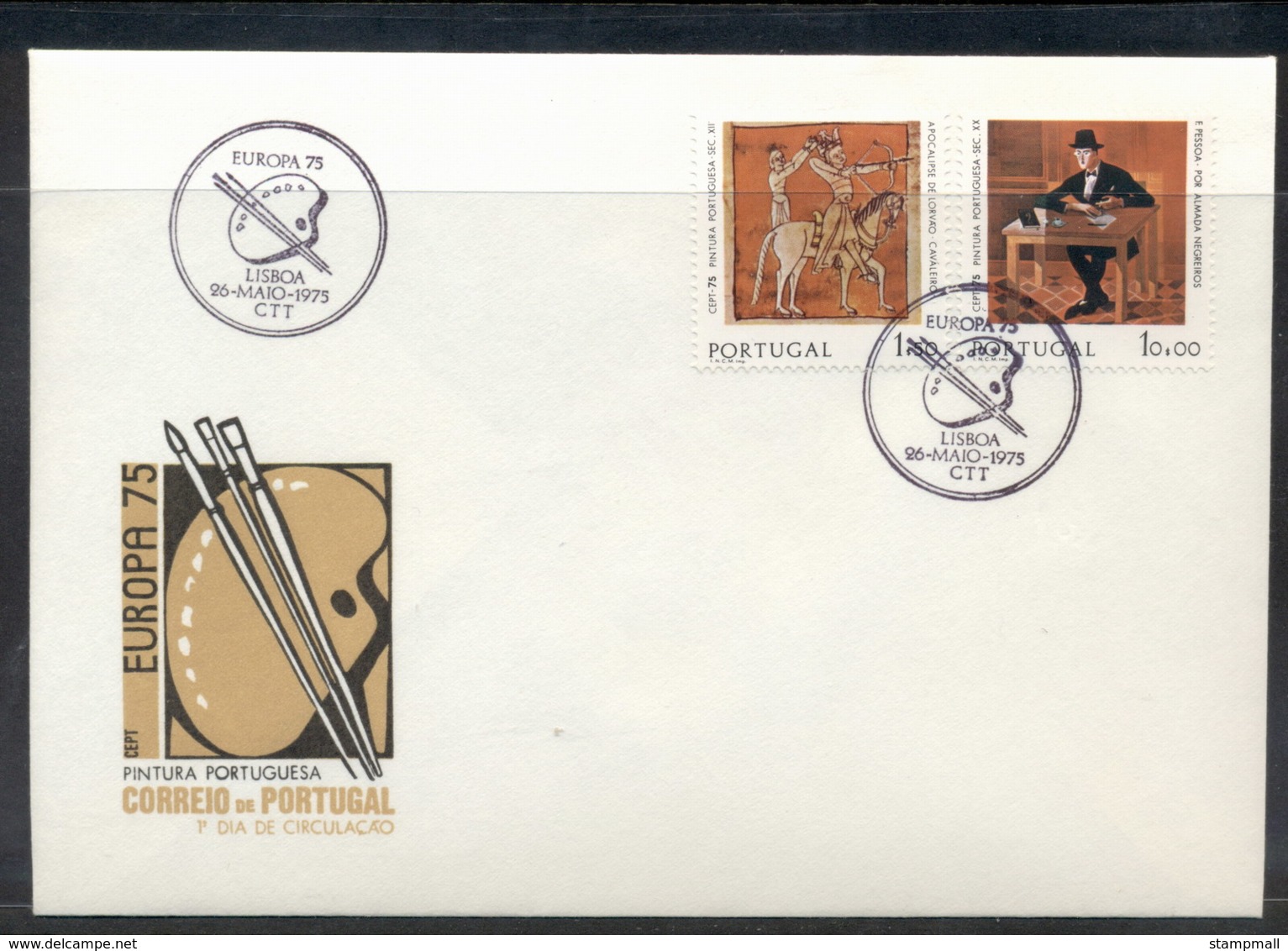 Portugal 1975 Europa Paintings FDC - FDC