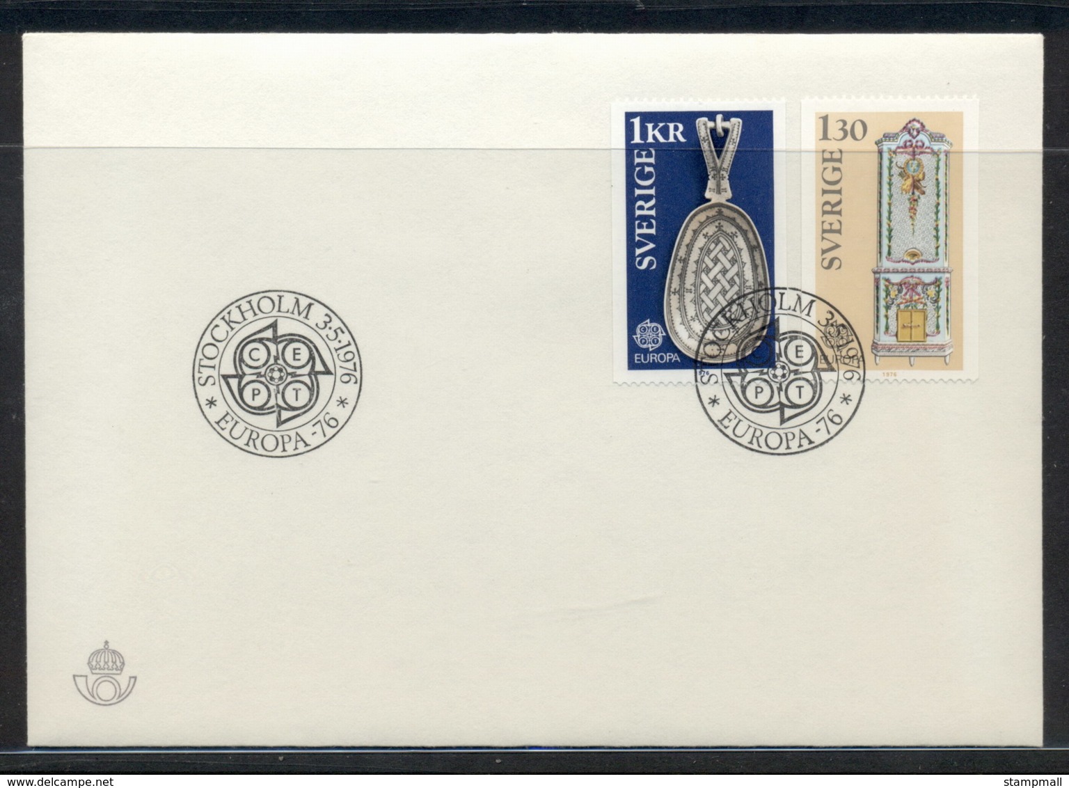 Sweden 1976 Europa Pottery FDC - FDC