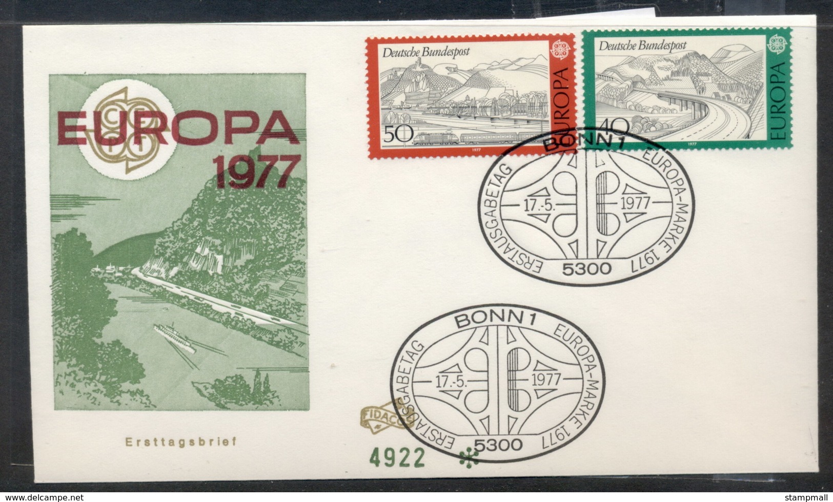 Germany 1977 Europa Landscapes FDC - Other & Unclassified