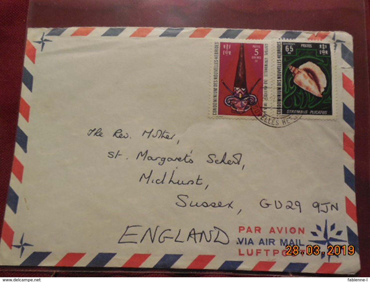 Lettre De 1977 à Destination De Grande Bretagne - Brieven En Documenten