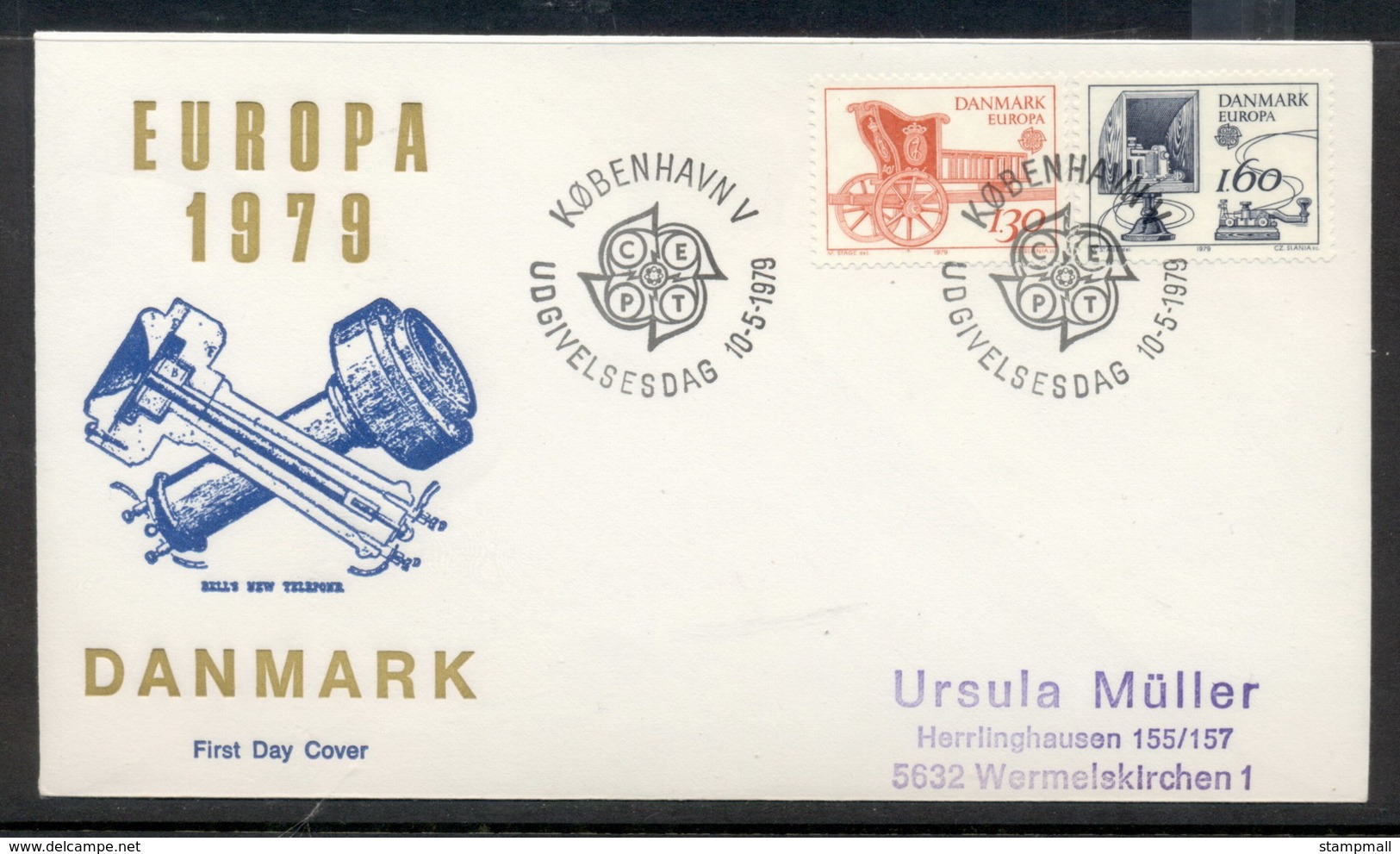 Denmark 1979 Europa Communications FDC - FDC