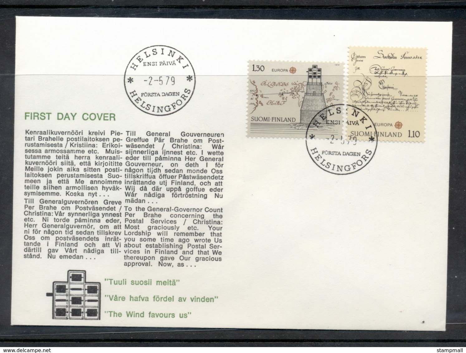 Finland 1979 Europa Communications FDC - FDC