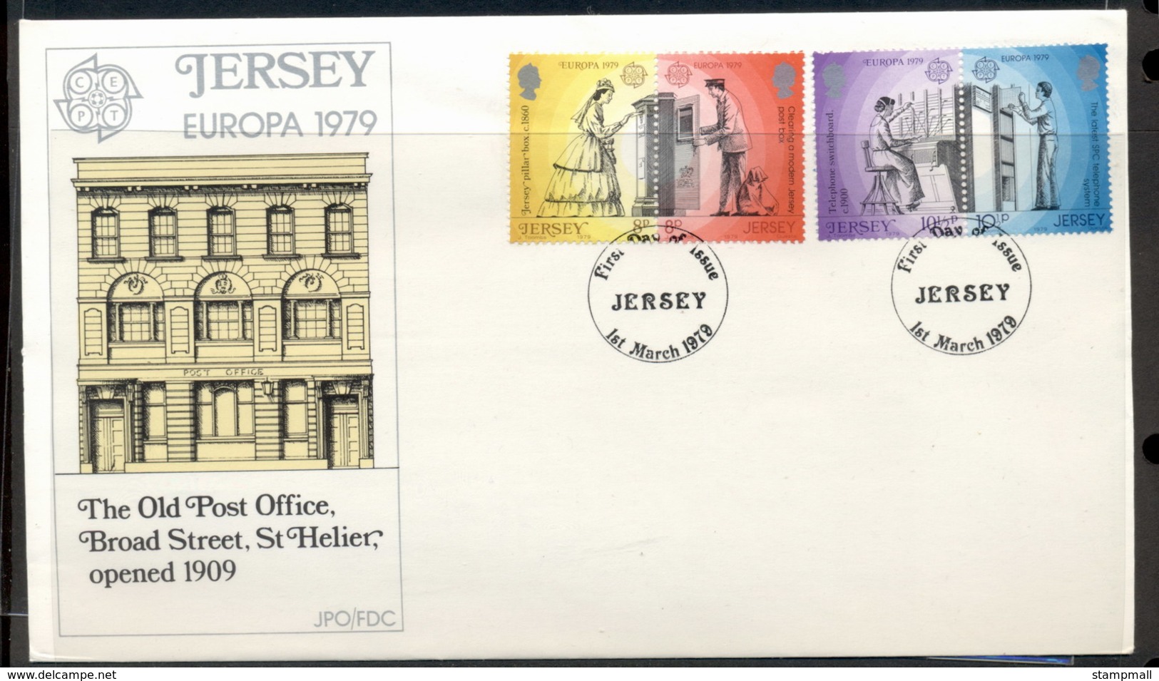 Jersey 1979 Europa Communications FDC - Jersey