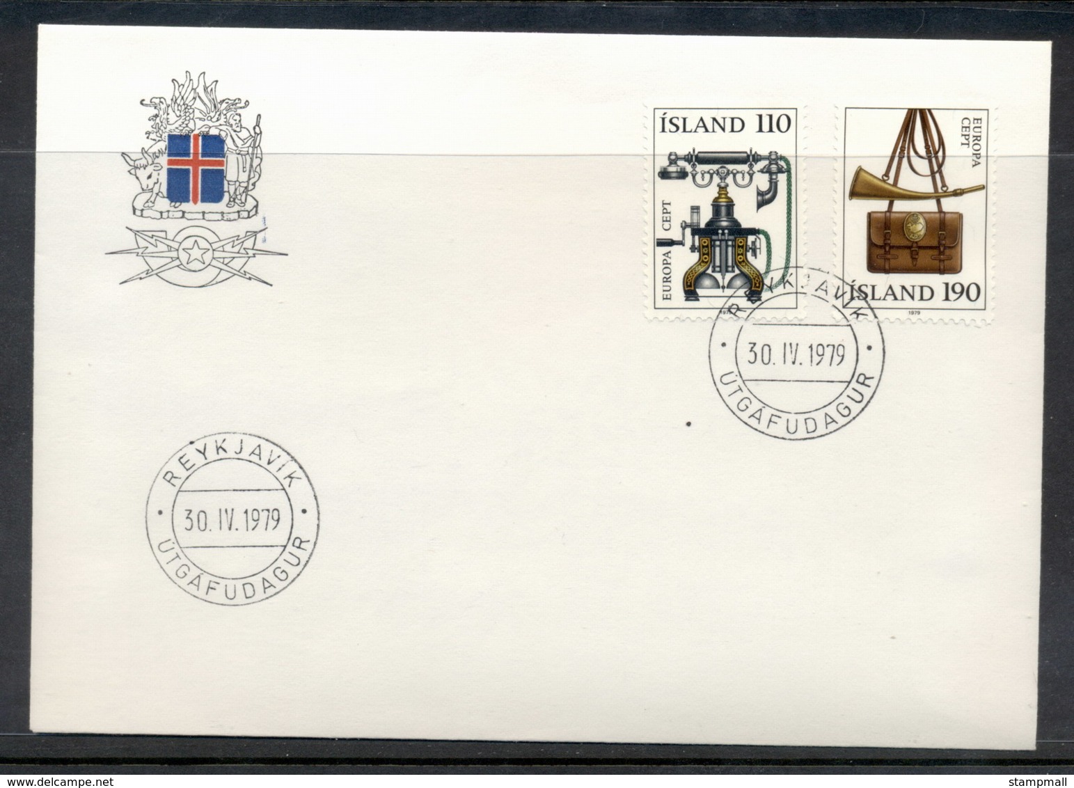 Iceland 1979 Europa Communications FDC - FDC