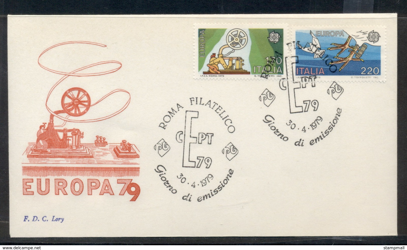 Italy 1979 Europa Communications FDC - FDC