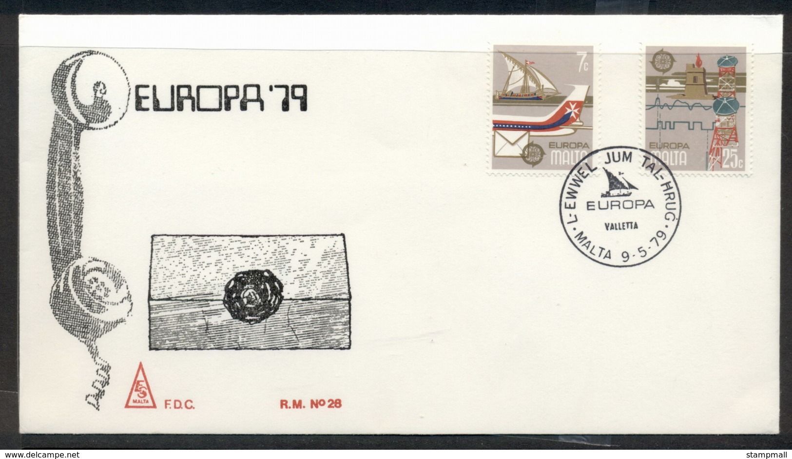 Malta 1979 Europa Communications FDC - Malta