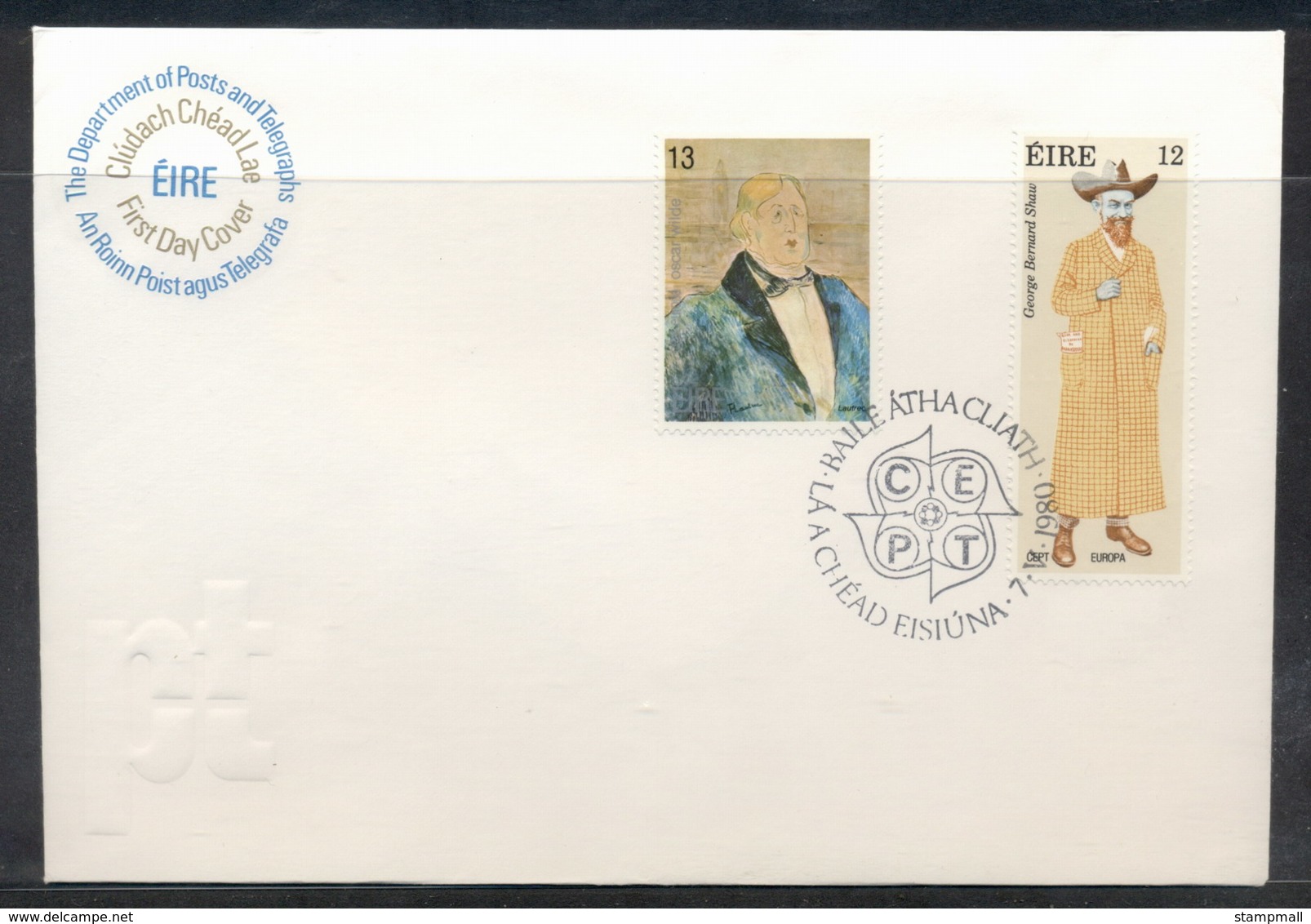 Ireland 1980 Europa Celebrities FDC - FDC