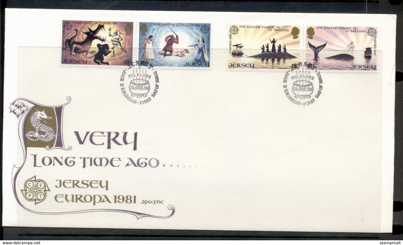 Jersey 1981 Europa Folklore FDC - Jersey