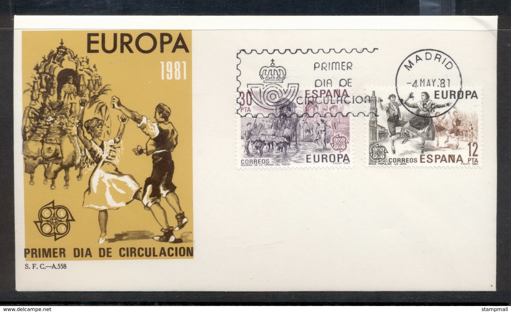 Spain 1981 Europa Folklore FDC - FDC