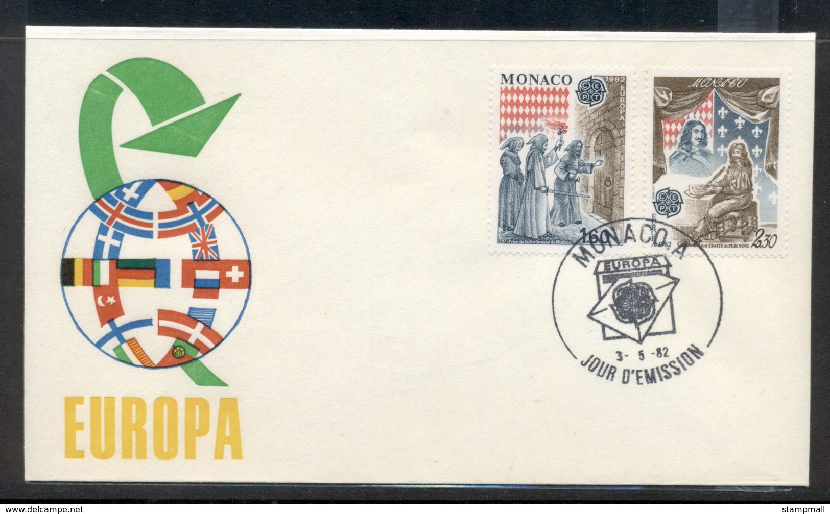 Monaco 1982 Europa History FDC - FDC