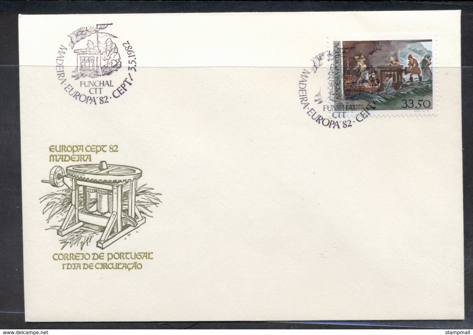 Madeira 1982 Europa History FDC - Madeira