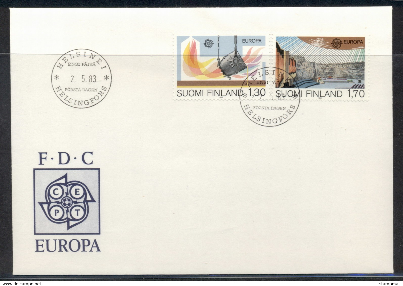 Finland 1983 Europa Human Genius FDC - FDC