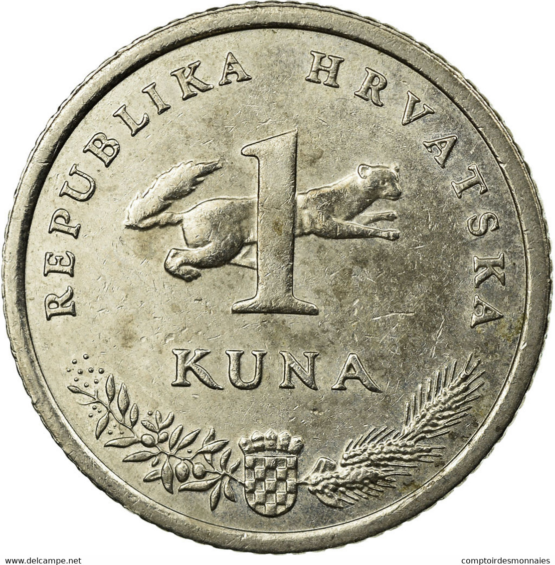 Monnaie, Croatie, Kuna, 2007, TB+, Copper-Nickel-Zinc, KM:9.1 - Croatie