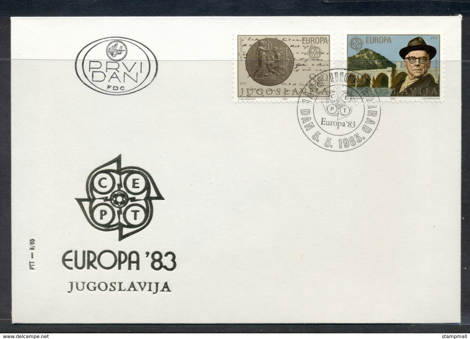 Yugoslavia 1983 Europa Human Genius FDC - FDC