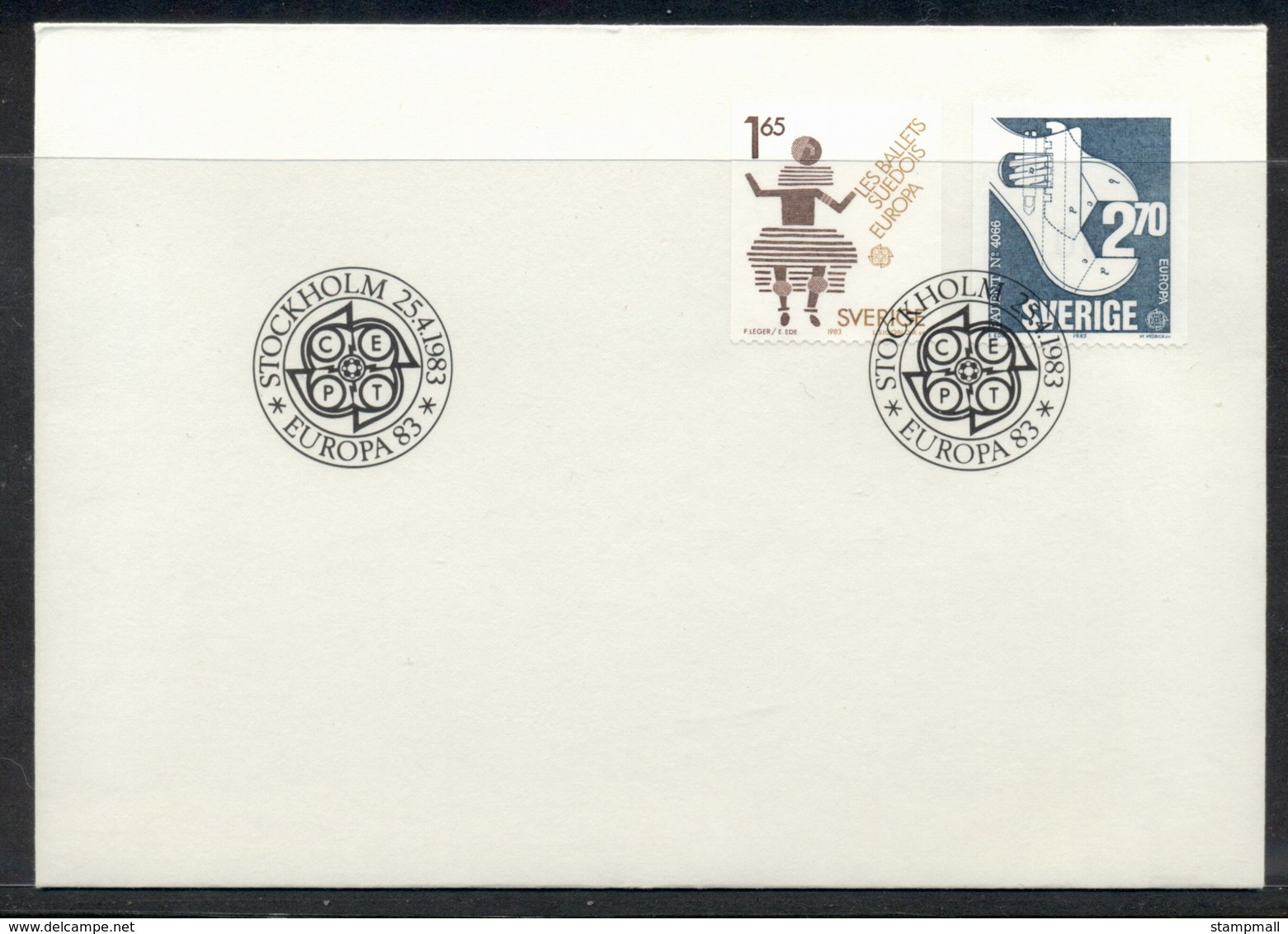 Sweden 1983 Europa Human Genius FDC - FDC