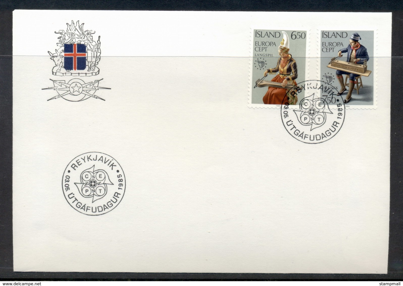 Iceland 1985 Europa Music Year FDC - FDC