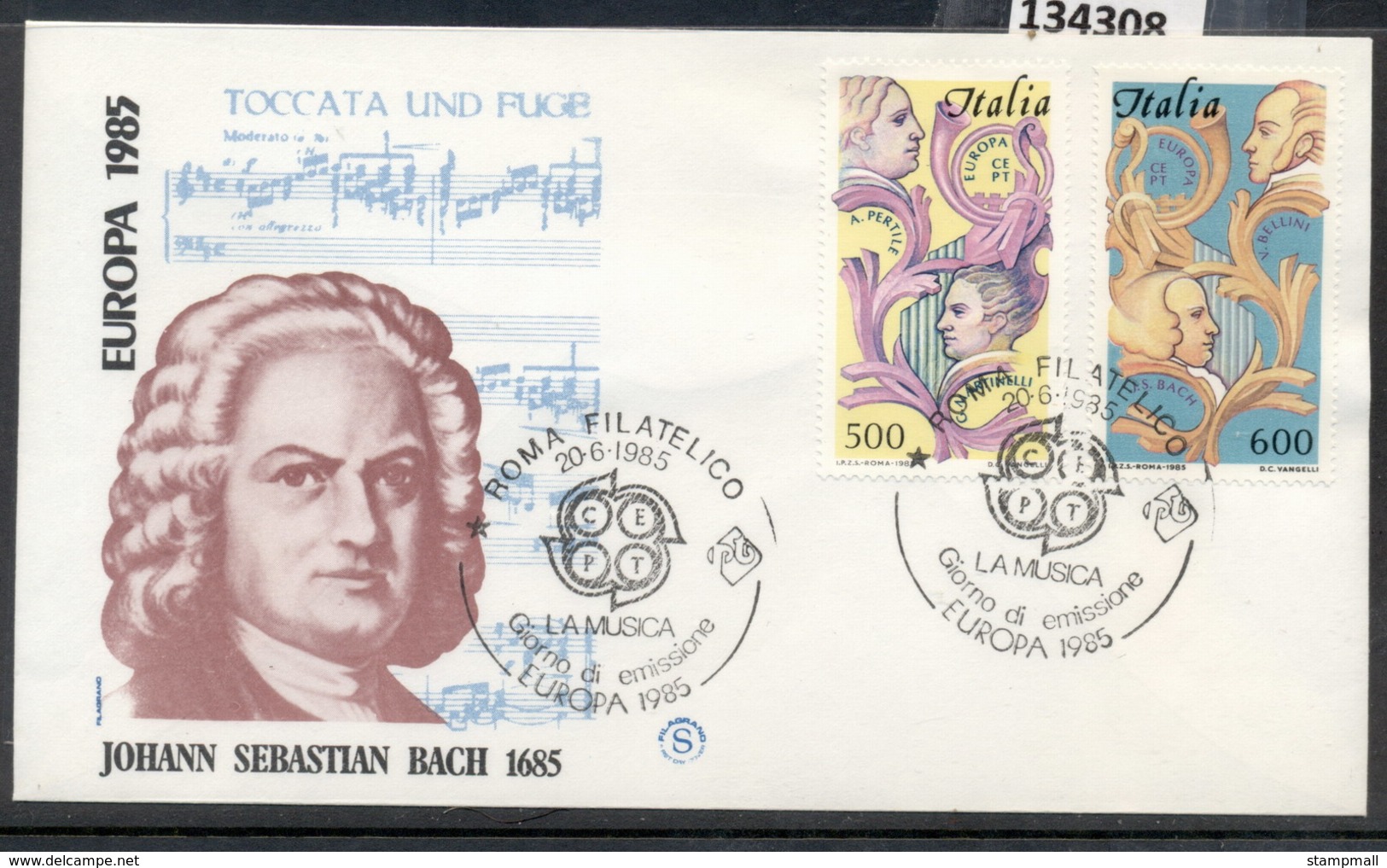 Italy 1985 Europa Music Year FDC - FDC