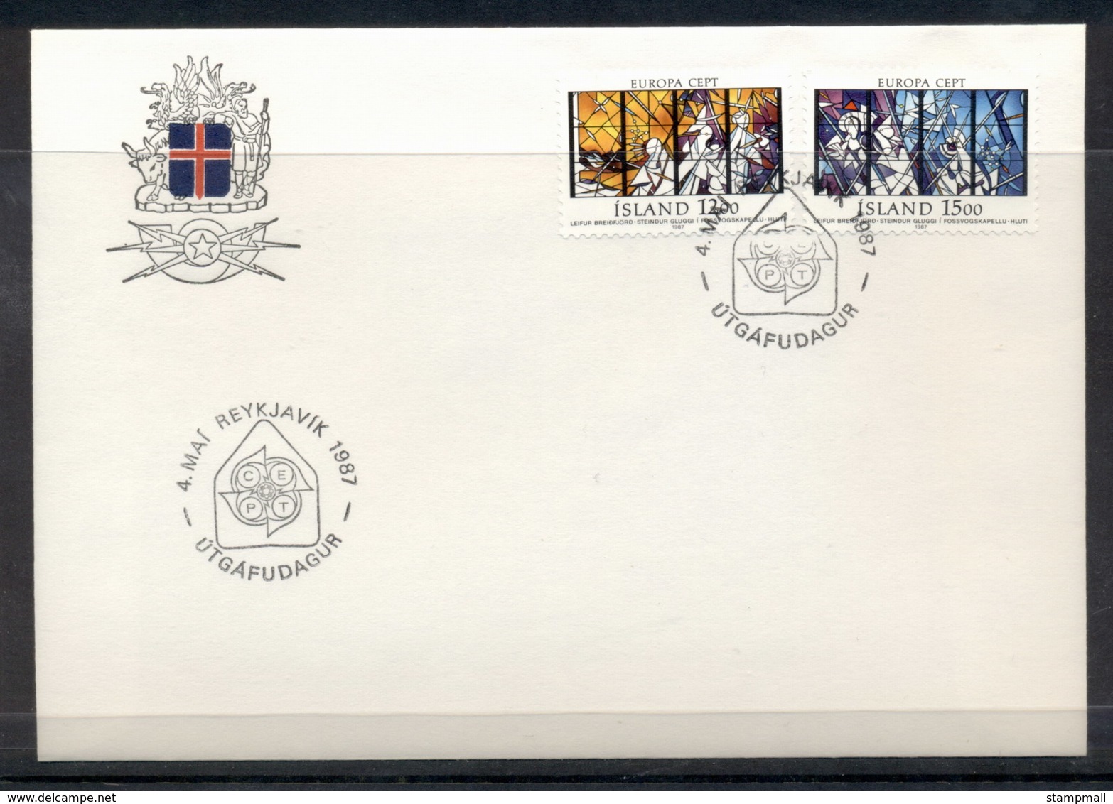 Iceland 1987 Europa Architecture FDC - FDC