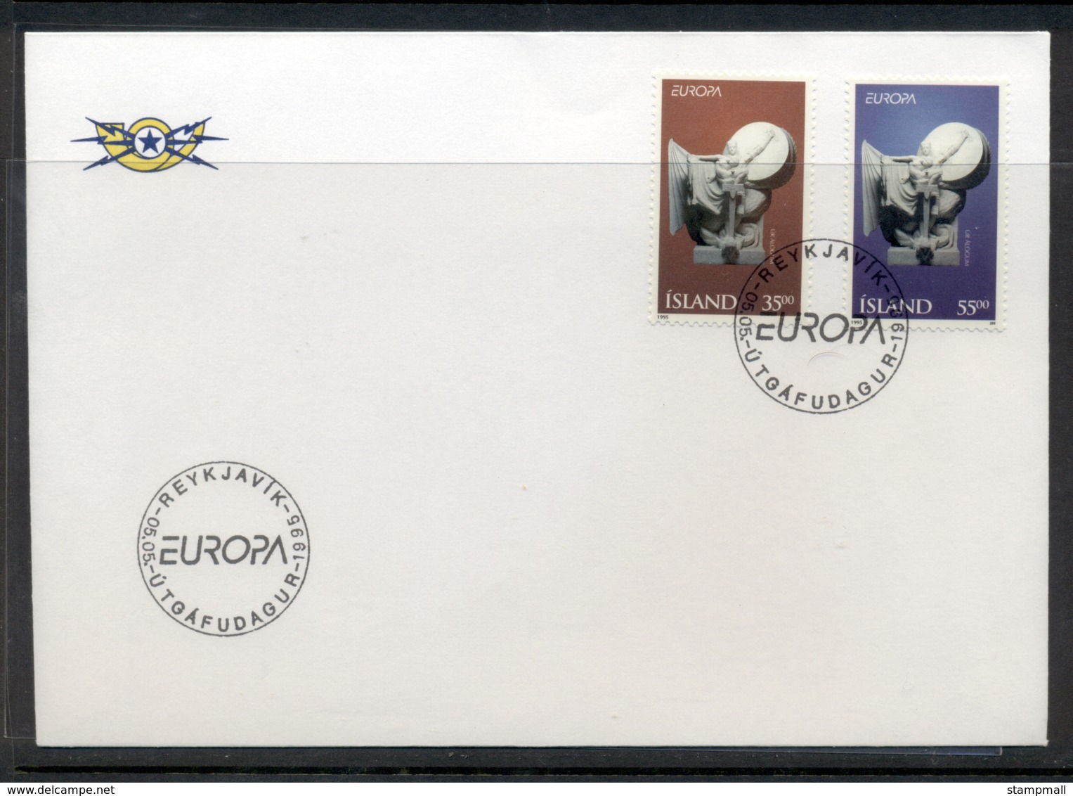 Iceland 1995 Europa Peace & Freedom FDC - FDC