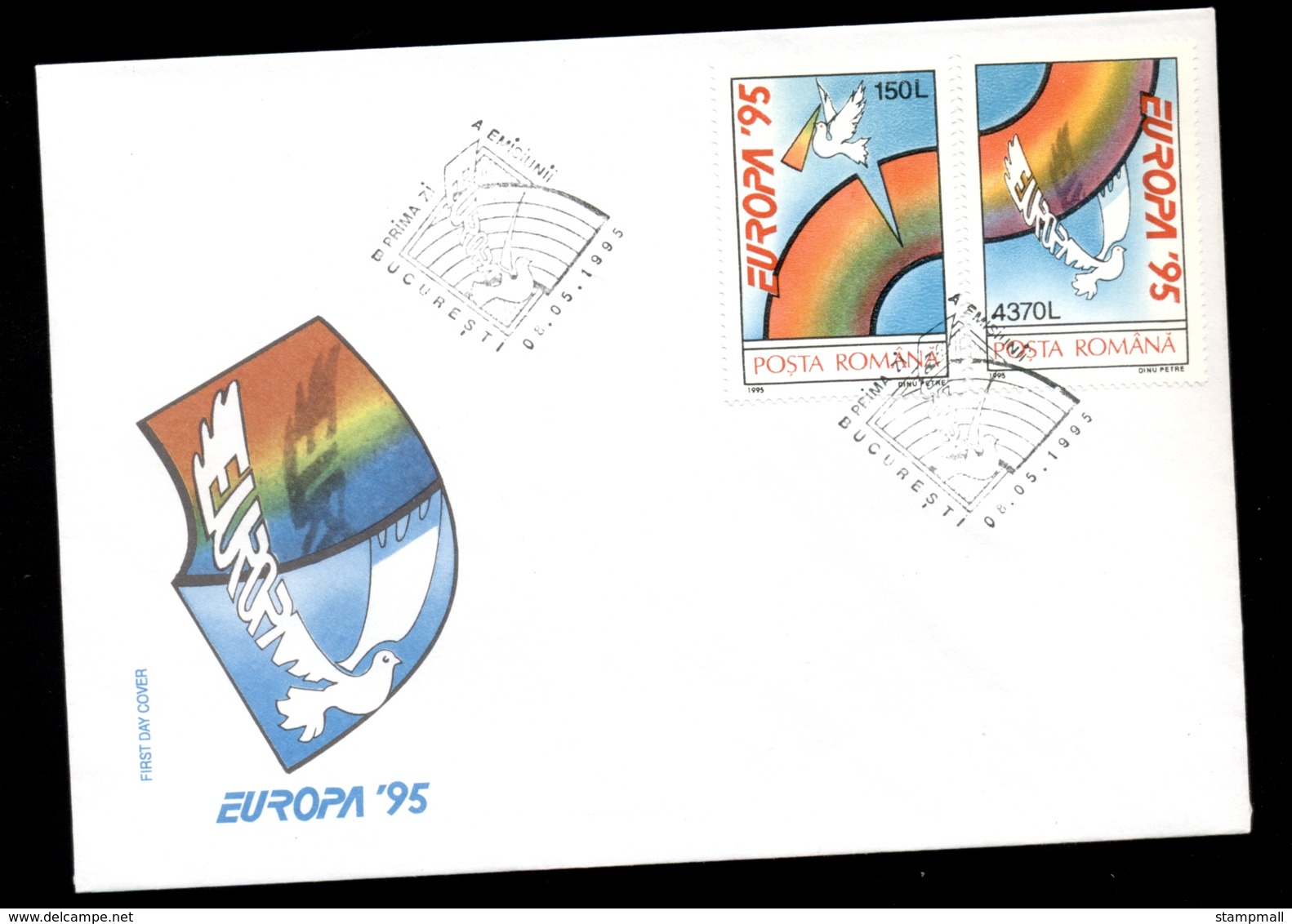 Romania 1995 Europa Peace & Freedom FDC - FDC