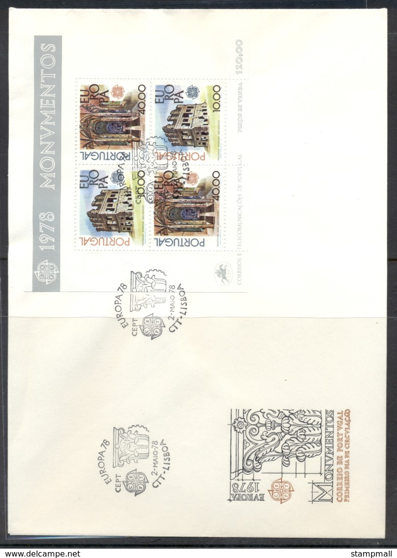 Portugal 1978 Europa Architecture XLMS FDC - FDC