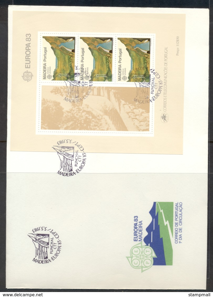 Madeira 1983 Europa Human Genius XLMS FDC - Madeira