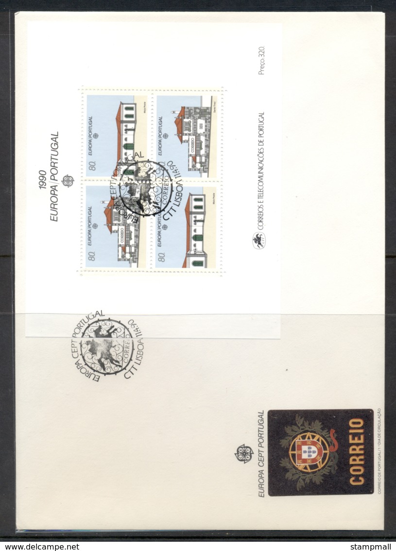 Portugal 1990 Europa Post Offices XLMS FDC - FDC