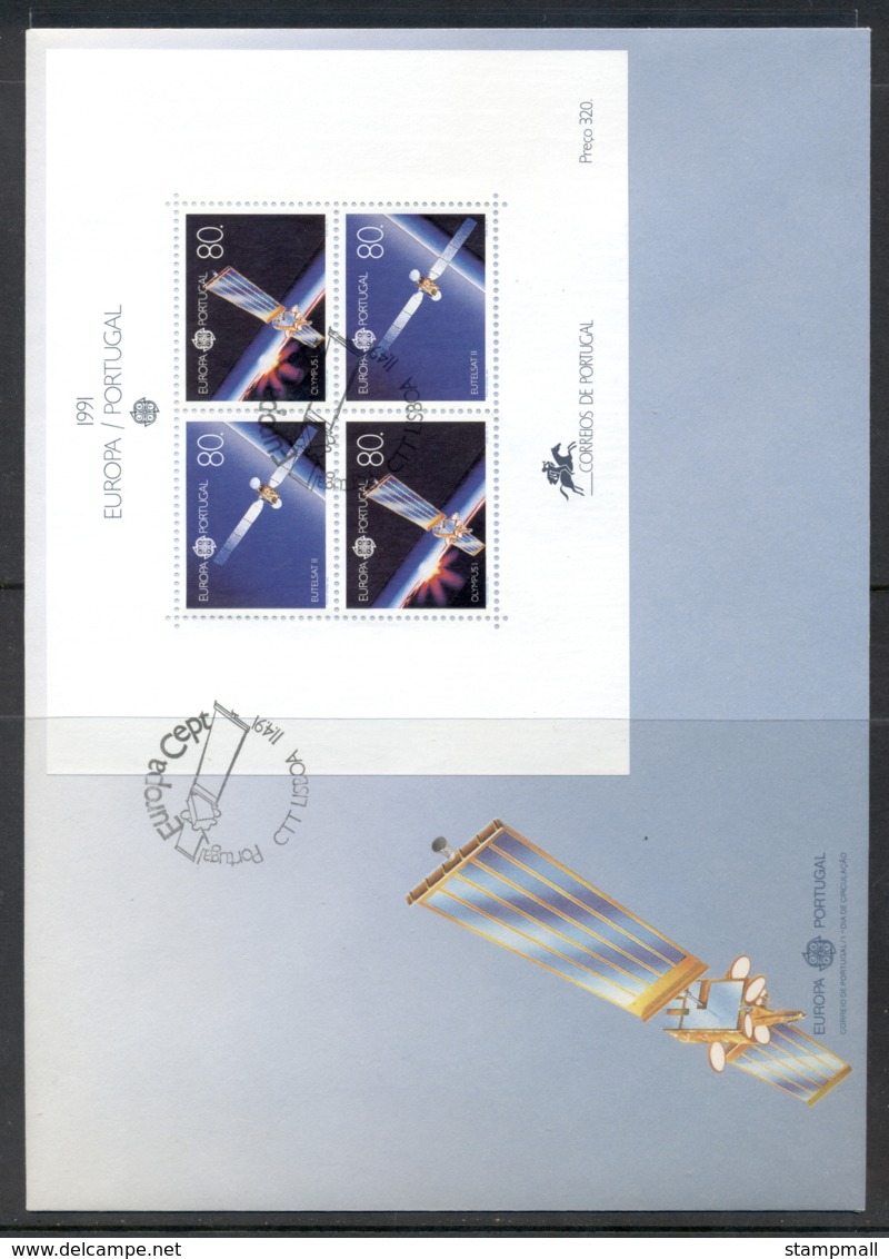 Portugal 1991 Europa Man In Space XLMS FDC - FDC