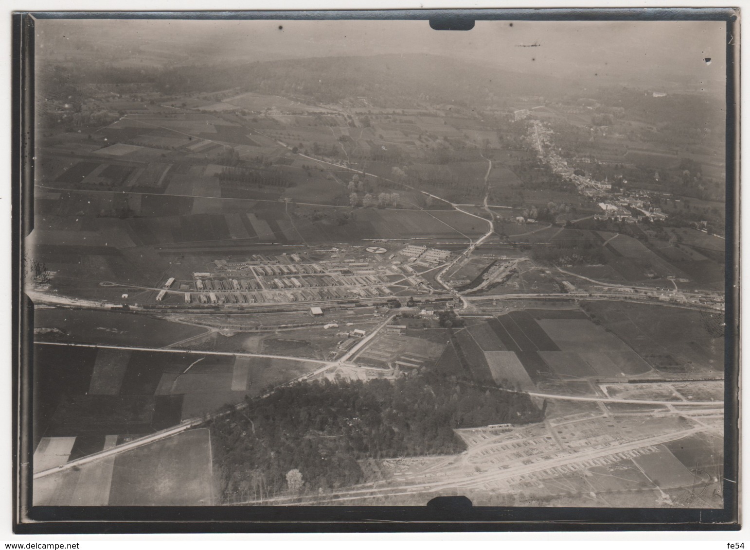 ° AVIATION ° WW1 ° PHOTO AERIENNE ° OISE 60 ° VILLERS SUR COUDUN ° 7 MAI 1918 ° - Aviation