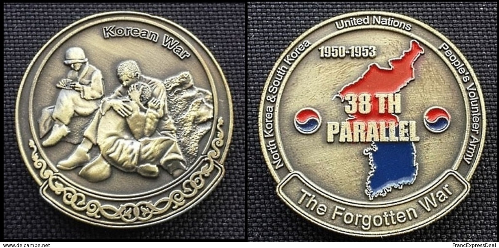 1 Pièce BRONZE ( BRONZE Coin ) - Guerre De Corée Korean War US Army ( Ref 4 ) - Autres & Non Classés