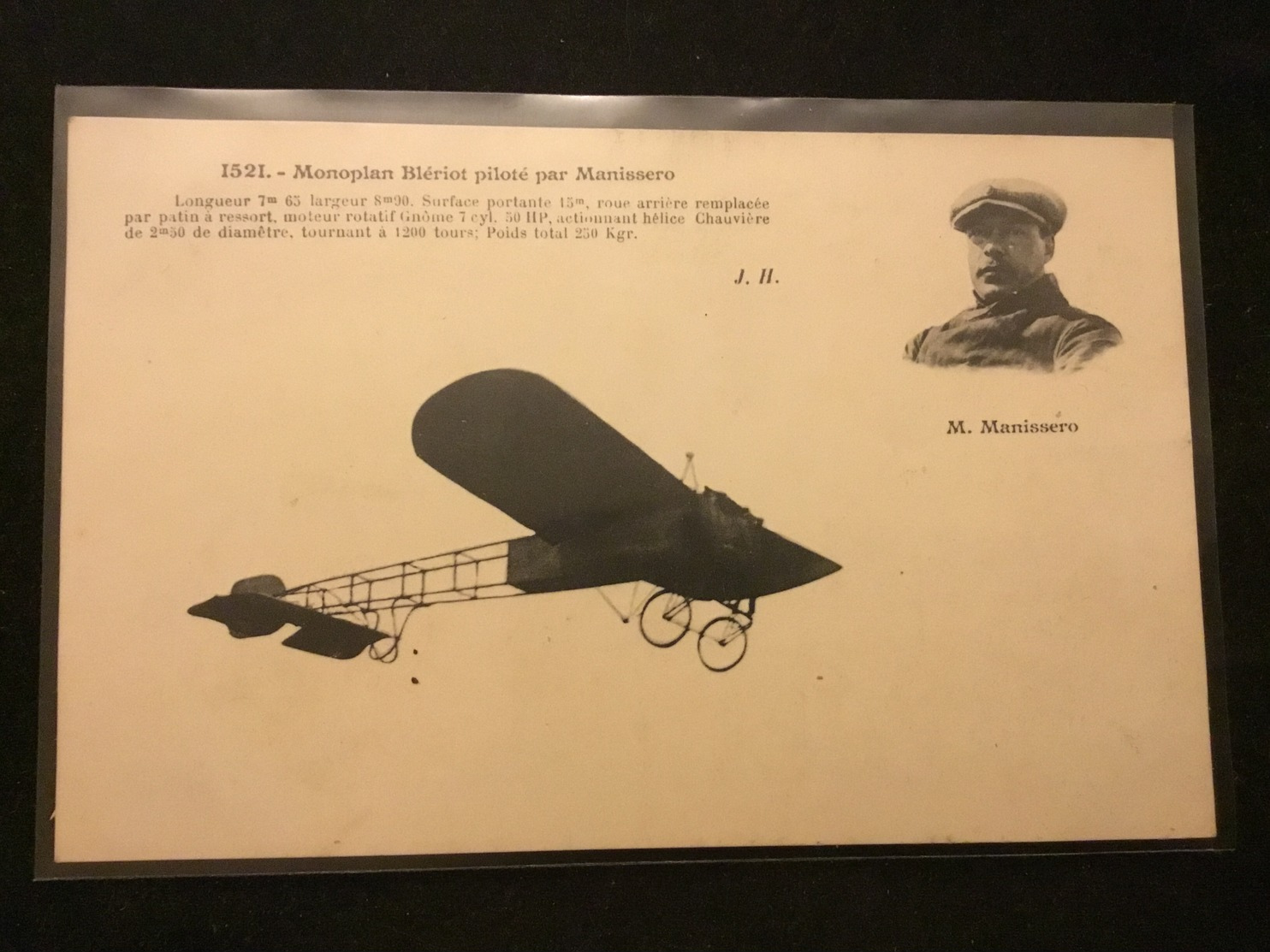 Monoplan Bleriot Pilote Par Manissero - ....-1914: Precursors