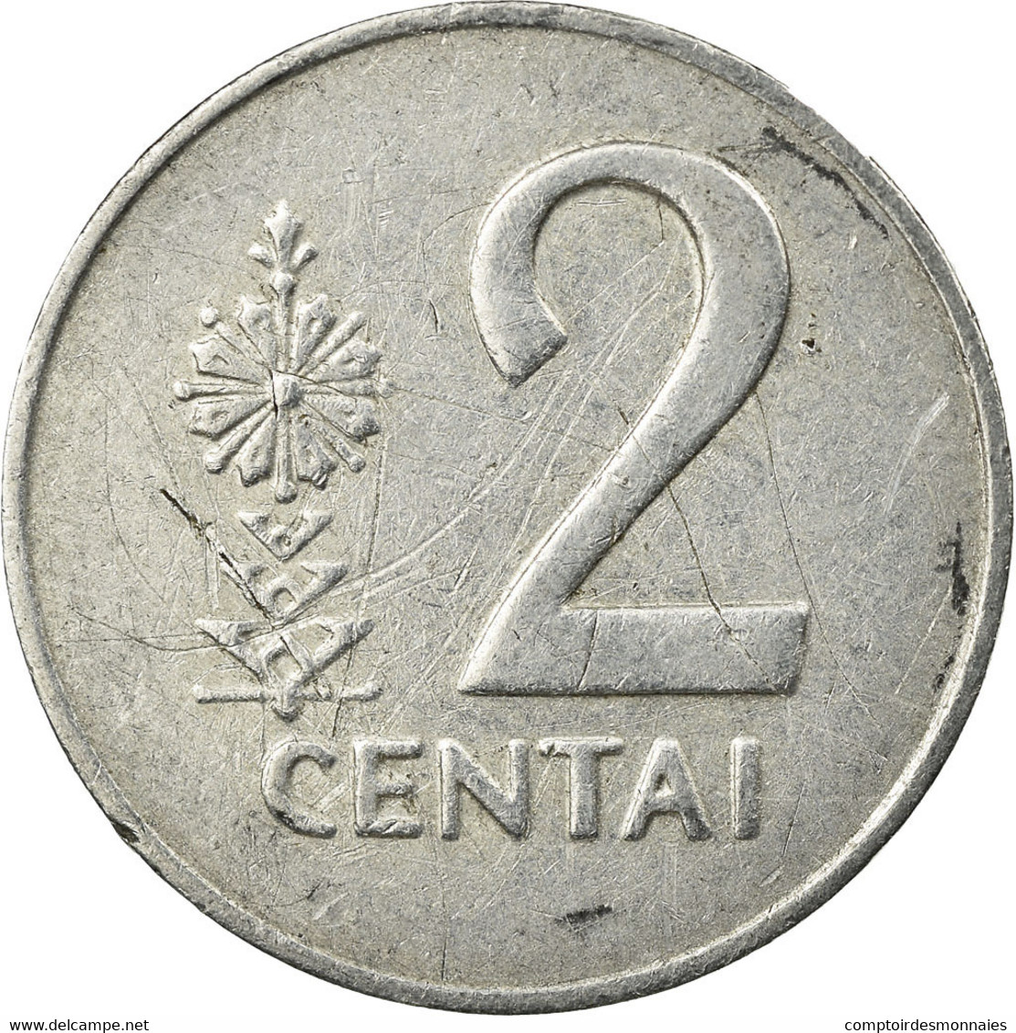 Monnaie, Lithuania, 2 Centai, 1991, TB+, Aluminium, KM:86 - Litouwen