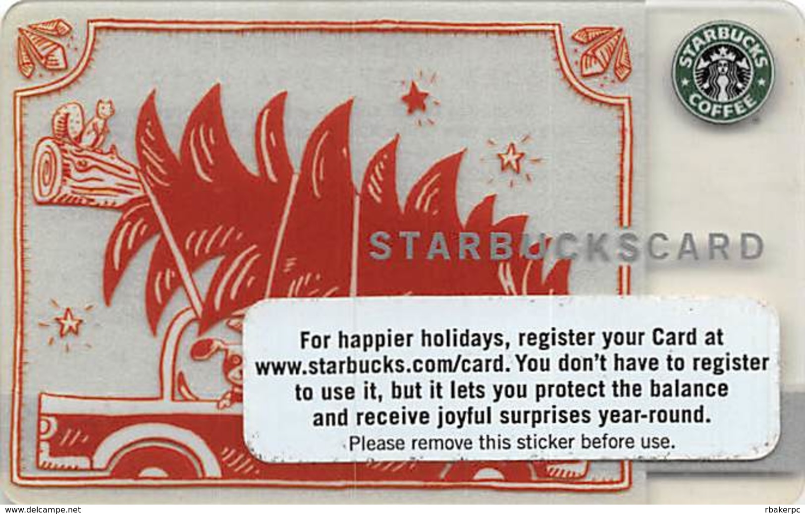 Starbucks Card / Gift Card (No Actual Cash Value) - Gift Cards