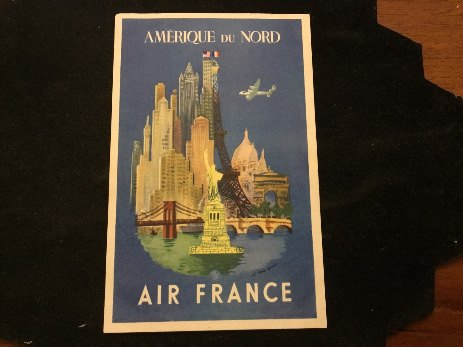 Pub Air France Amérique Du Nord - Other & Unclassified