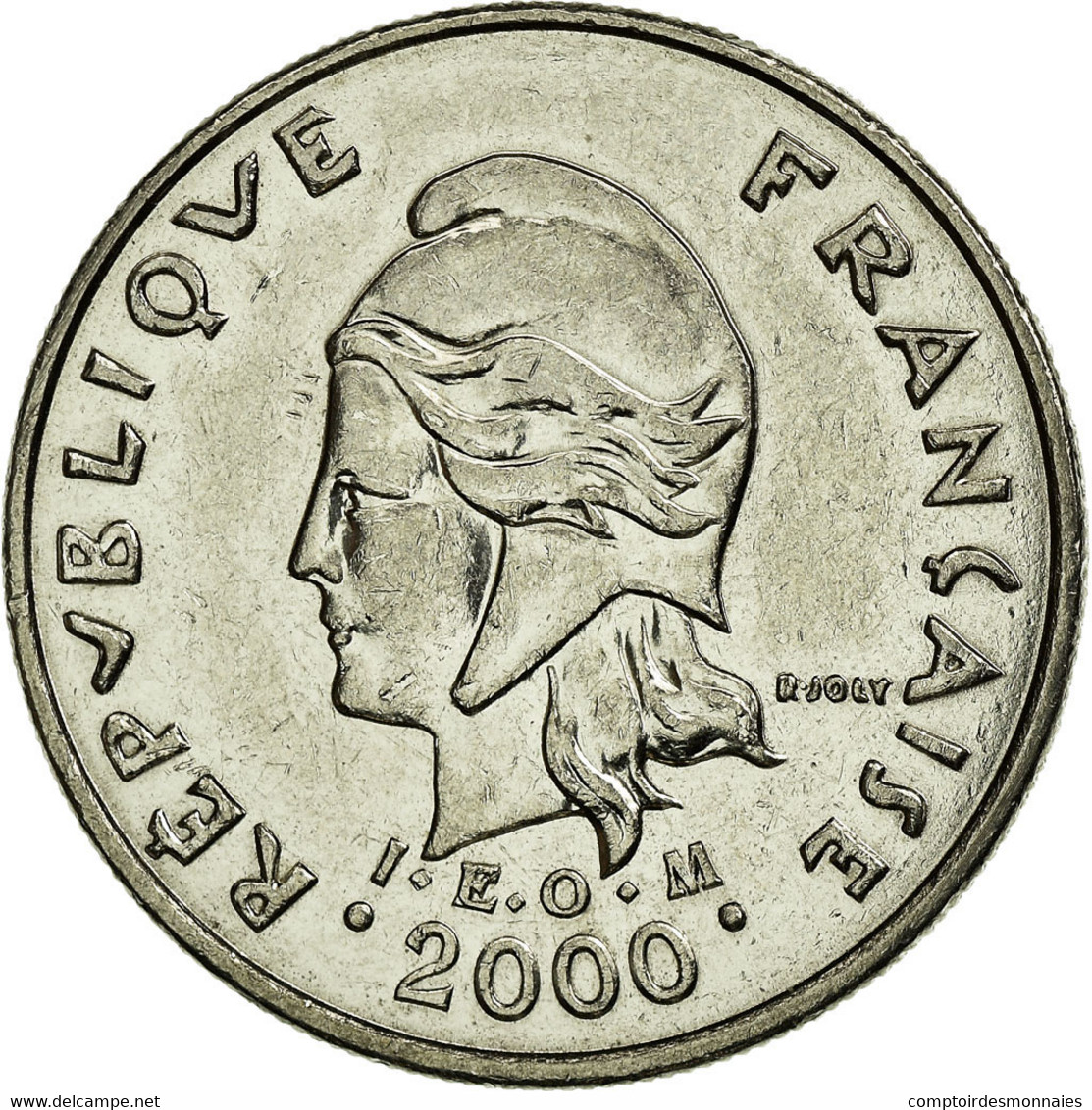 Monnaie, French Polynesia, 10 Francs, 2000, Paris, TTB, Nickel, KM:8 - Polinesia Francese