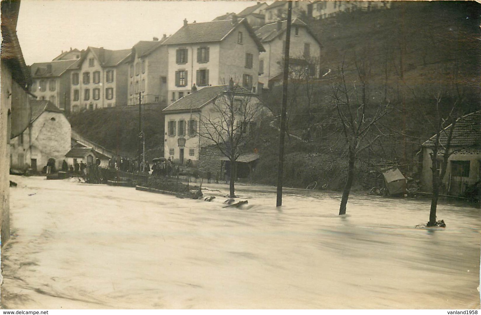 MOYENMOUTIER-carte Photo Inondations De 1919 - Autres & Non Classés